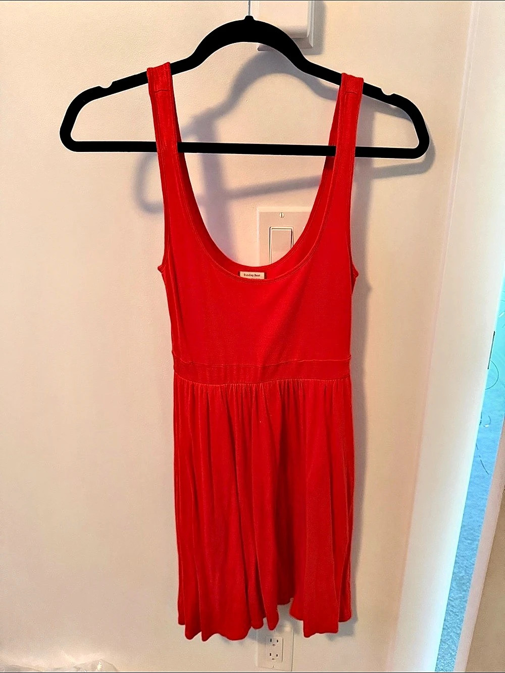 Sunday Best Coral Mini Dress Size XXS Like New